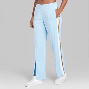 Wild Fable Track Pant 4X Baby Blue Stripe Athletic Sweatpant Lounge Plus 90s Y2K